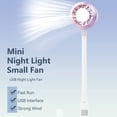 thumbnail image 1 of JELLOO Mini Handheld Fan Personal Fan for Rechargeable Hand Held Fan for 80° Rotation USB Rechargeable Laptop Fan with Speed Adjustable Personal Desk Fan with 4-Speed For Travel, 1 of 7