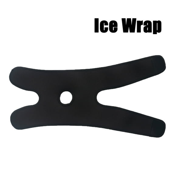 JELLOO Reusable Ice Pack Wrap Edging Strap Retaining Strap Black