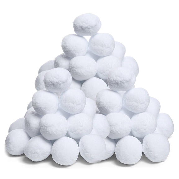 JELLOO Snow Toy Balls for Indoor or Outdoor Play - Safe, No Slush, No Mess - Snow Plush Balls Fun for Kids & Adults Anytime