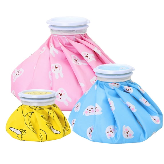 JELLOO Soft Ice Packs for Injuries, 3 (6’’, 9’’, 11’’) Reusable Hot Cold Therapy Packs for Headaches Pain Relief Swelling Bruises and Shoulder Wrist Knee Leg Injury Ice Bags for Kids Adults