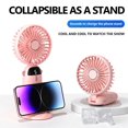 thumbnail image 1 of JELLOO Tabletop Handheld Portable Fan Five-Speed Portable Fan Folding Portable Fan Multi-Purpose Portable Fan, 1 of 5
