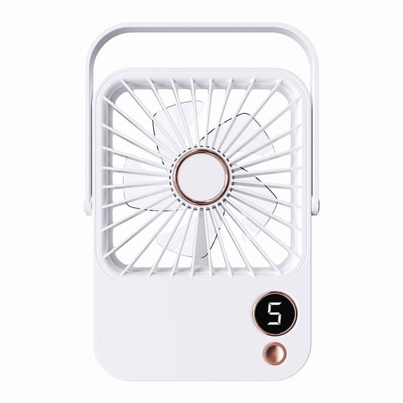 JELLOO USB Charging Station, Dormitory, Bedroom, Bedside Mini Portable Outdoor Small Fan