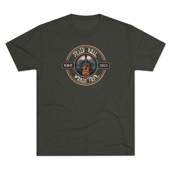 JELLY ROLL - WORLD TOUR Unisex Tri-Blend Crew Tee