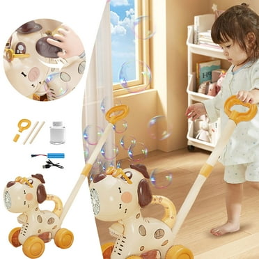 JELSUBI Automatic Bubble Machine for Toddlers 1-3, Toys for 1-5 Year Old Boy Girl - Portable Dog Bubble Maker Blower Kids Outdoor Toys for Party Birthday Idea