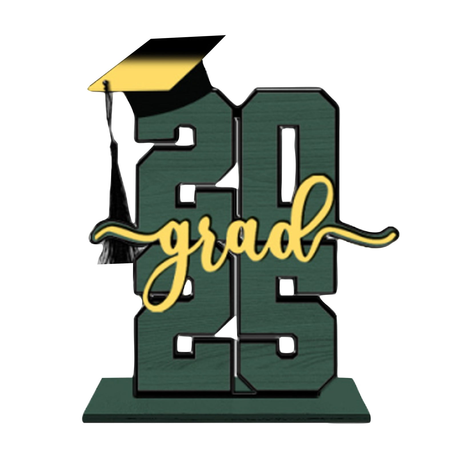 JELSUBI Class of 2025 Table Wooden Centerpieces Sign,2025 Graduation ...