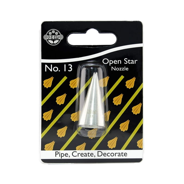 JEM Open Star Piping Nozzle Cake Decorating Tip 13 Create Stunning