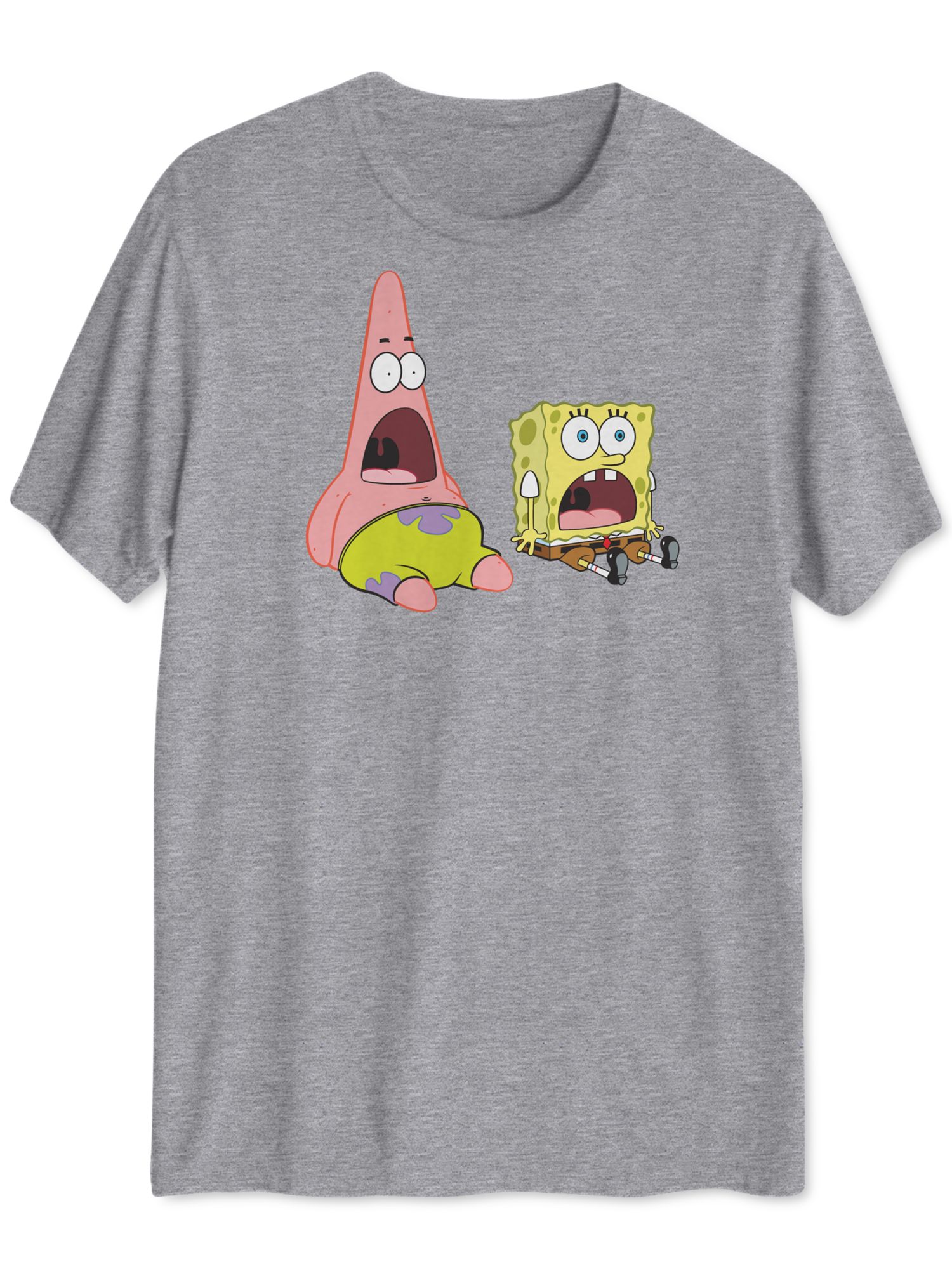 JEM SPORTSWEAR Mens Novelty Gray Graphic Short Sleeve Classic Fit T