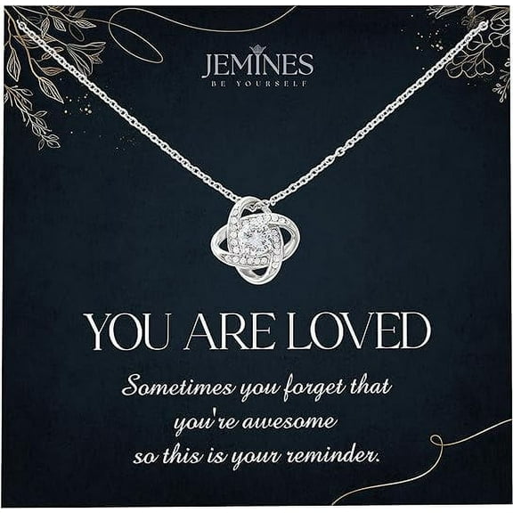 JEMINES Mother's Day Gifts for Women, Inspirational Jewelry with Meaningful Message Gifts Idea, Inspirational Necklace
