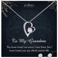thumbnail image 1 of JEMINES Mothers Day Gifts, Grandma Birthday Jewelry with Meaningful Message Gifts Idea, Grandma Necklace (Grandma Love, Forever Love Necklace and Earrings Set), 1 of 6