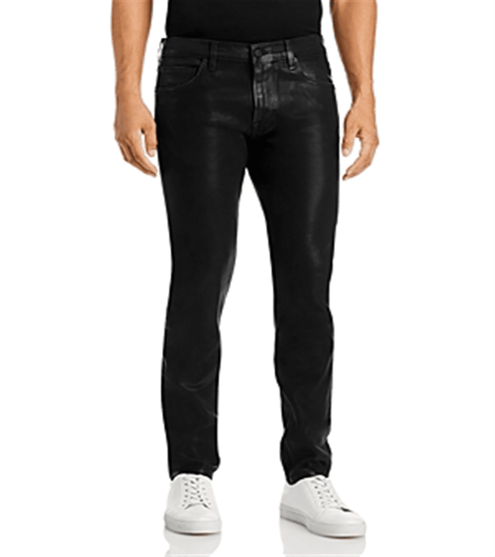 Men's coated deals denim jeans