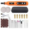 thumbnail image 1 of JENABOM 58 in 1 Mini Cordless Rotary Tool, 3.7V Electric Rotating Tool , LED Lights, 5-Speed and USB Charging, Used for Polishing, Carving, and DIY （Orange）, 1 of 5