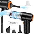 thumbnail image 1 of JENABOM Handheld Wireless Vacuum Cleaner, 4-in-1 Mini Vacuum for Car 5000PA Suction & Blowing Rechargeable Cordless Vacuum Cleaner for Home Office Pet, 1 of 7