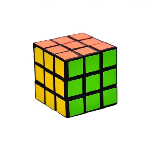 JENKEN Mini Magic Puzzle Cube, 3x3 Brain Teaser Game, Birthday Gift
