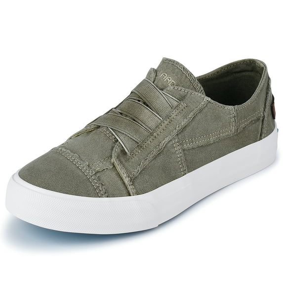 Canvas Sneakers for women Laceless Canvas Shoes Women Casual Flats Slip On Shoes Low Top Shoes