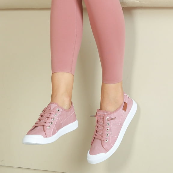 JENN ARDOR Comfortable Shoes for Women Stylish Comfy Sneakers Cute Lightweight Slip on Shoes Flat Shoes for Walking