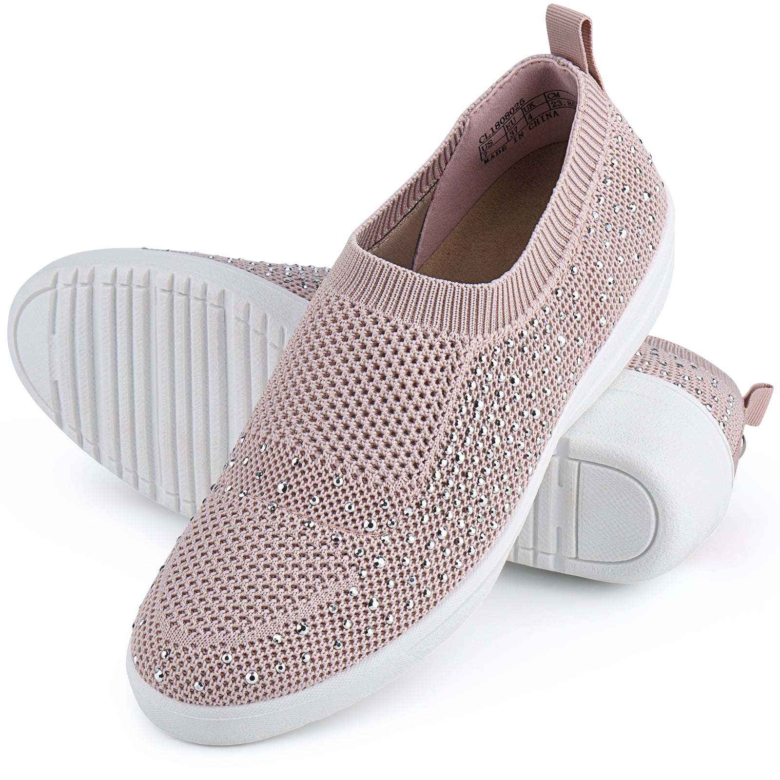 JENN ARDOR Ladies Slip-on Shoes Lightweight Low-top Platform Casual ...