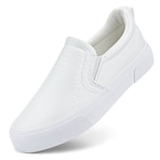 JENN ARDOR Slip-on Sneakers for Women Hot Pink Canvas Flat Shoes Casual Shoes Size 8