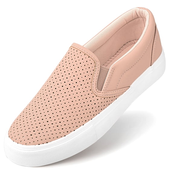 JENN ARDOR Sneakers For Women Comfortable Flat Shoes Adult Student Casual Shoes size 7 Pink