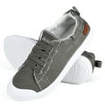 thumbnail image 1 of JENN ARDOR Women Canvas Shoes Running Walking Flats Slip on Sneakers Fashion Platform Non Slip Athletic Shoes, 1 of 8