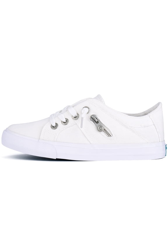 Women Casual Low Top Platform Canvas Sneakers