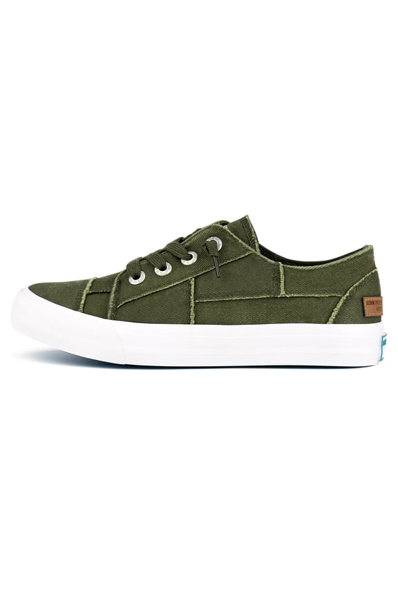 Women Casual Low Top Platform Canvas Sneakers