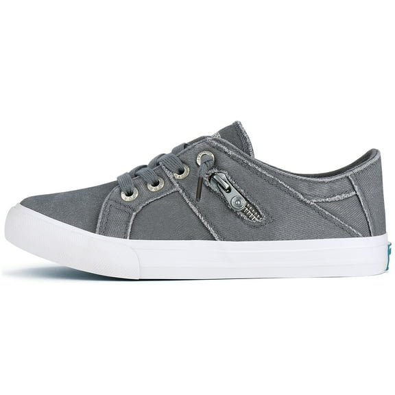 JENN ARDOR Women Casual Low Top Platform Canvas Sneakers