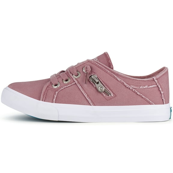 JENN ARDOR Women Casual Low Top Platform Canvas Sneakers