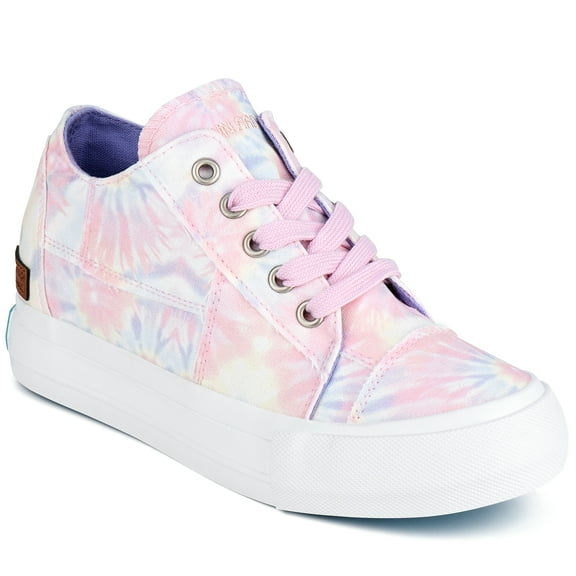 JENN ARDOR Women Hidden Wedge Canvas Sneakers Slip on Flats Shoes Walking Shoes