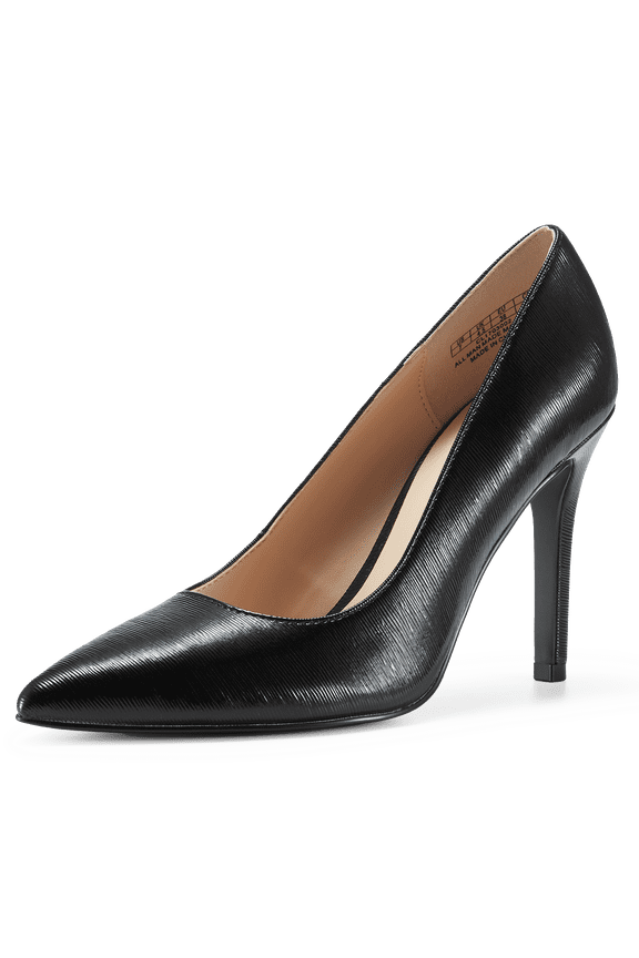 Women High Heels 4 Inches Pointed Toe Classic Stiletto High Heels Black Size 7.5