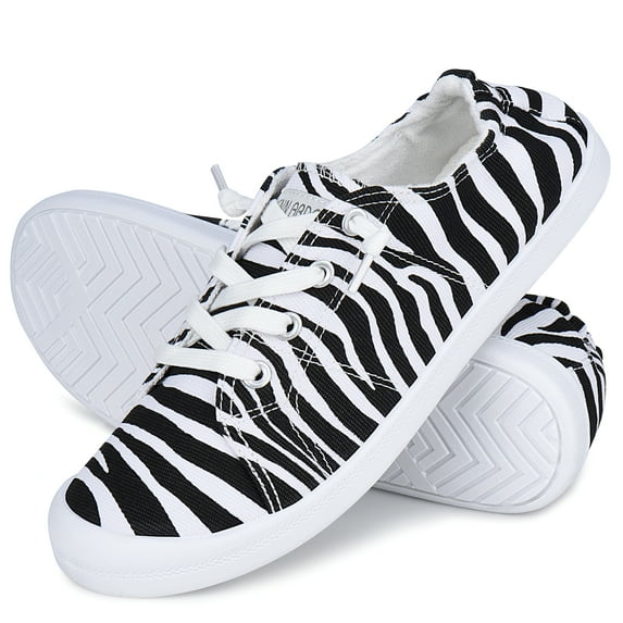 JENN ARDOR Women'S Canvas shoes Classic Lace Up Fashion Canvas Shoes Lightweight And Comfortable shoes