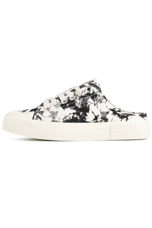 Women Slip-On Mules Canvas Sneakers