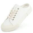 thumbnail image 1 of JENN ARDOR Women Slip on Sneakers Casual Canvas Loafers Classic Lace up Shoes Sneaker Comfortable Backless Walking Flat, 1 of 8