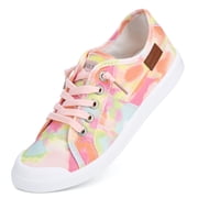 JENN ARDOR Women Slip on Sneakers Hidden Wedge Canvas Shoes Fashion Platform Non Slip Athletic Running Walking Flats