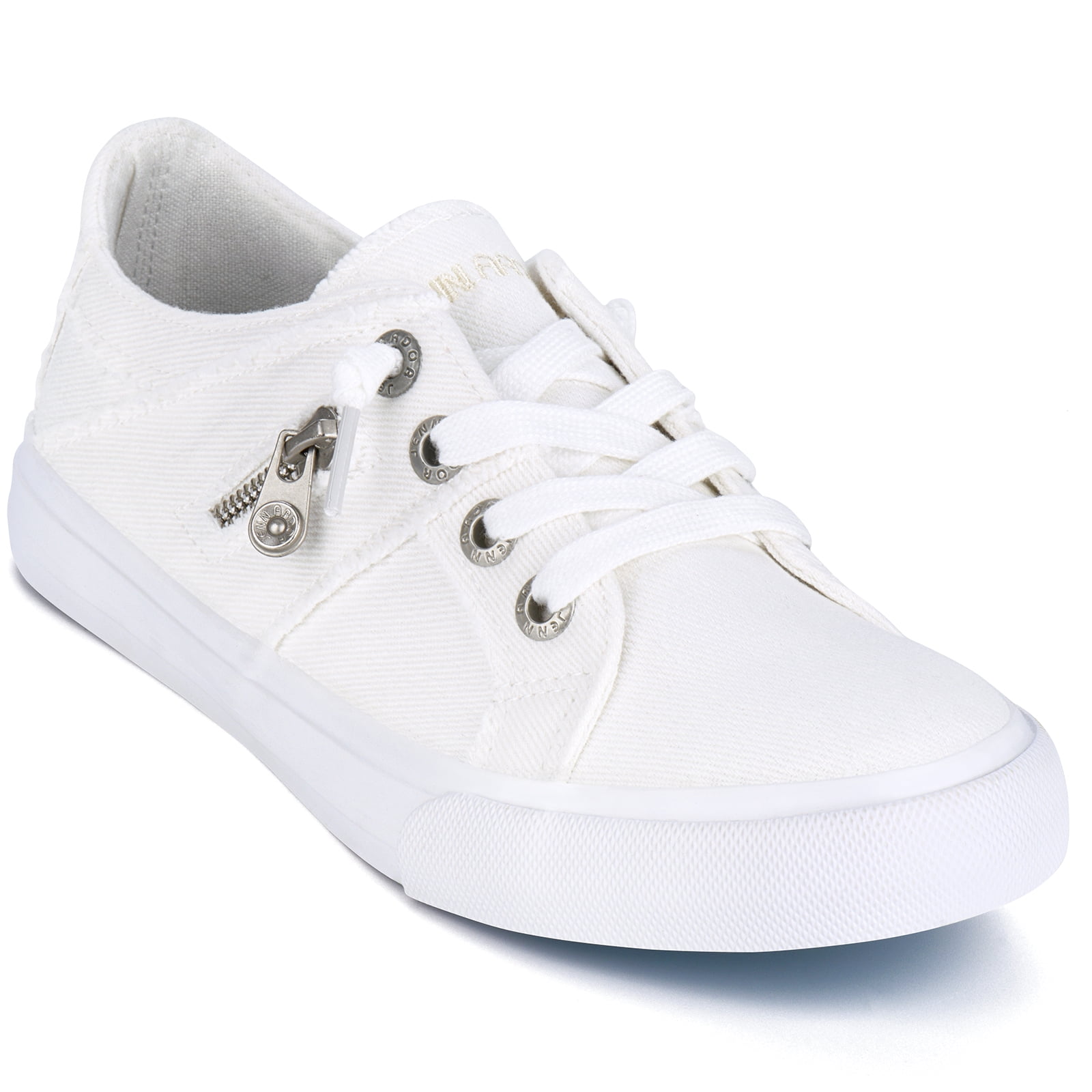 Women's Sneakers - Low-Top Slip-on Platform Sneakers - Lace-Up Spring-Autumn Shoes