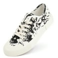 thumbnail image 1 of JENN ARDOR Women's Canvas Fashion Sneakers Comfortable Low Top Lace Up Comfortable Casual Shoes Walking Flats, 1 of 9