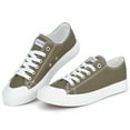 thumbnail image 1 of JENN ARDOR Women's Canvas Shoes Flat Sneakers Low Top Lace Up Fashion Comfort Shoes for Walking, 1 of 9