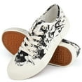 thumbnail image 1 of JENN ARDOR Women’s Canvas Low Top Sneakers Fashion Girls Classic Lace-up Casual Fall Shoes for Walking, 1 of 9