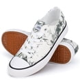 thumbnail image 1 of Women's Canvas Shoes Classic Casual Sneakers Low Top Lace Up Fashion Comfortable Walking Flats All-match Student Shoes Size 6-10, 1 of 8