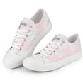 thumbnail image 1 of JENN ARDOR Women's Canvas Shoes Lace up Flat Sneakers Low Top Fashion Comfort Walking Shoe, 1 of 10