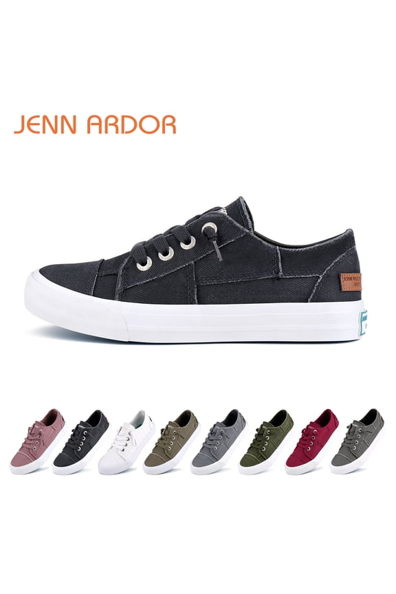 Women's Canvas Shoes Low Cut Canvas Sneaker Casual Walking Shoes