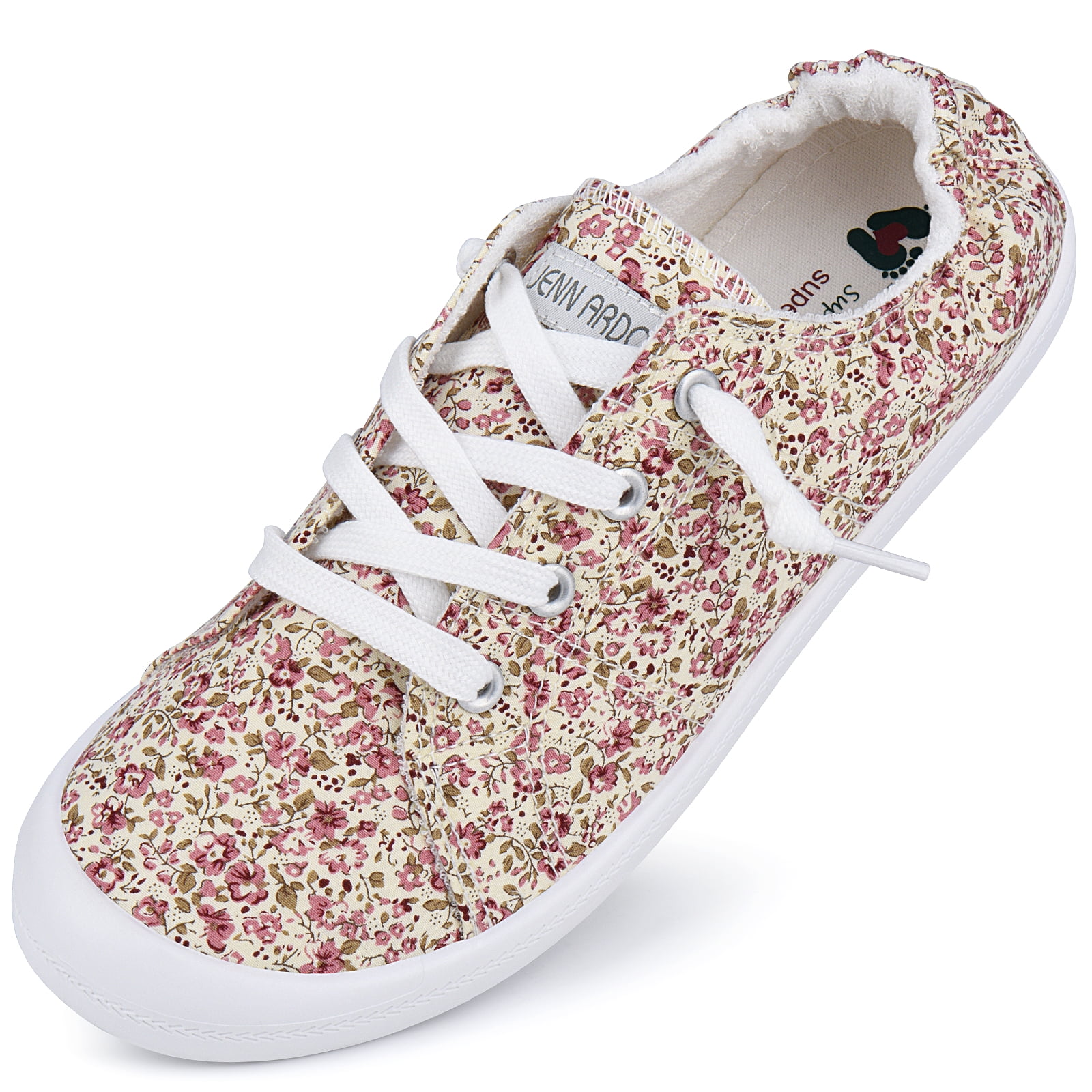 JENN ARDOR Women's Canvas Shoes Low Top Classic Slipon Lightweight