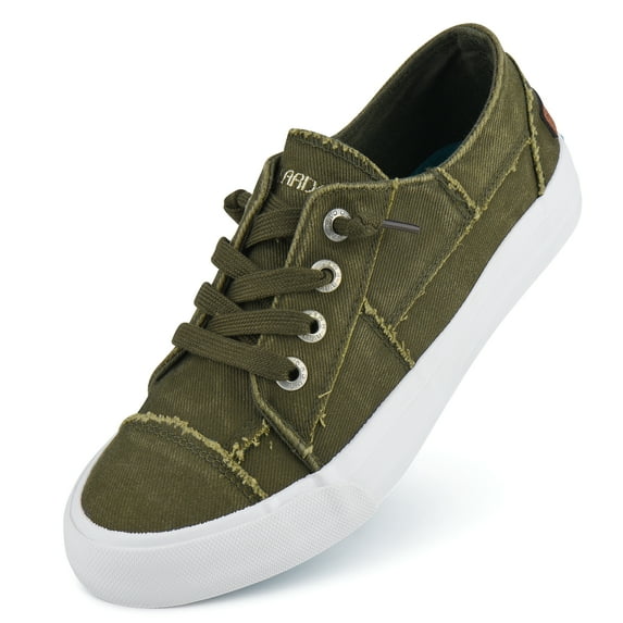 JENN ARDOR Women's Canvas Shoes Sneakers Slip-On Fashion Shoes Low Top Casual Tennis Shoes