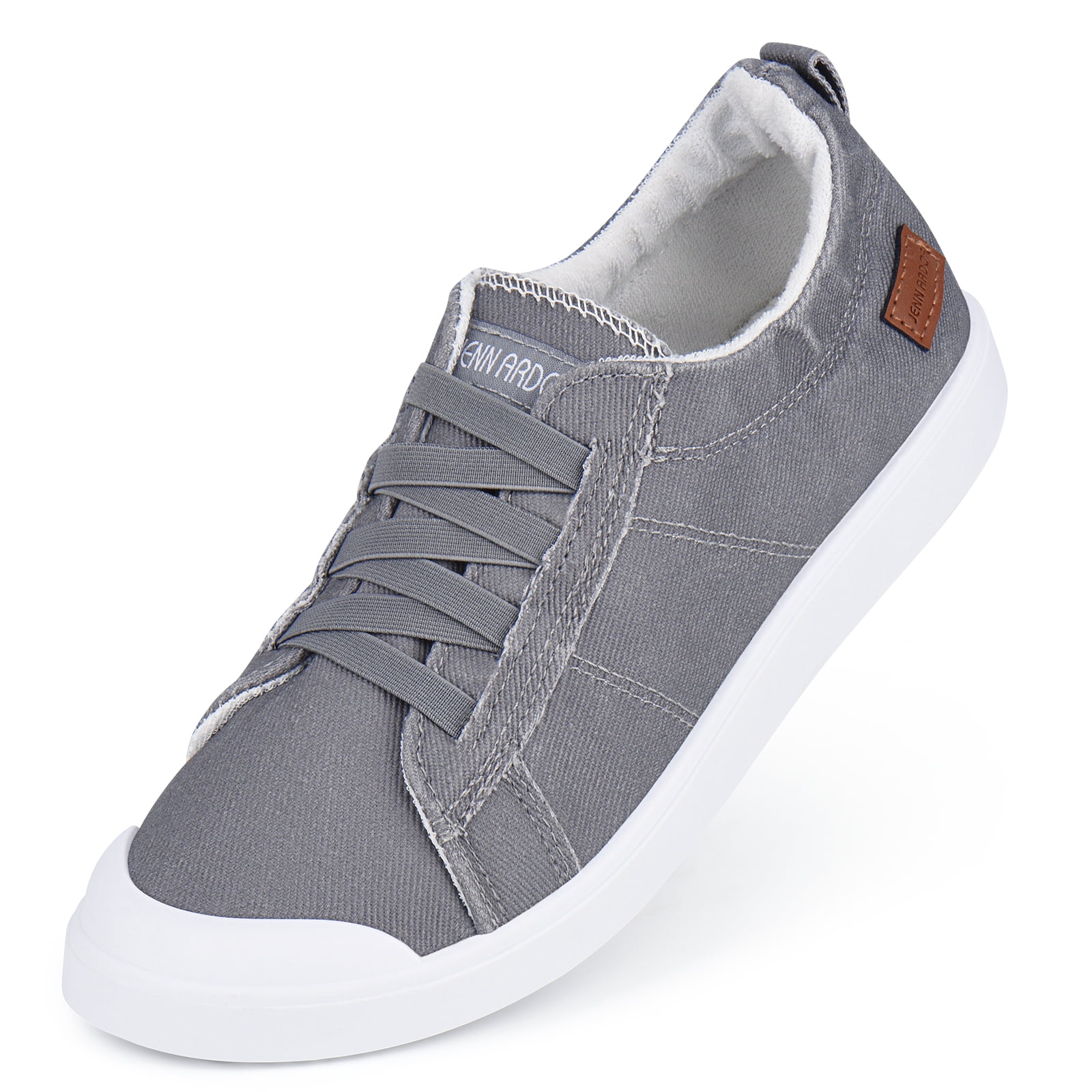 Round Toe Canvas Slip-Ons