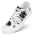 thumbnail image 1 of JENN ARDOR Women's Canvas Sneakers Low Top Shoes Clearance Women Shoes Black Print Size 9.5, 1 of 9