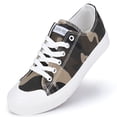 thumbnail image 1 of JENN ARDOR Women's Canvas Sneakers Low Top Shoes Clearance Women Shoes Camouflage Size 6, 1 of 8