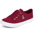 thumbnail image 1 of JENN ARDOR Women's Canvas Sneakers Low Top Slip-on Classic Casual Shoes Flats, 1 of 9
