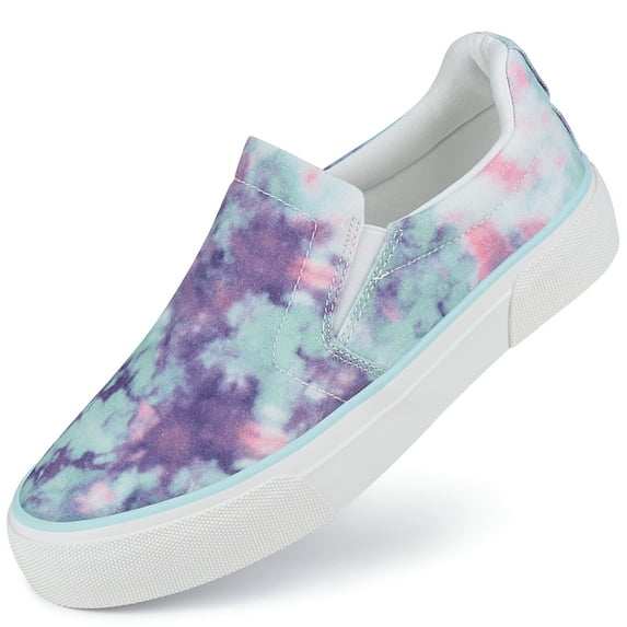 JENN ARDOR Women's Casual Slip-on Shoes Trendy Comfortable Walking Sneakers Stylish Flat Shoes Non-Slip Platform Shoes Breathable Ladies Loafers Play Sneakers for Women