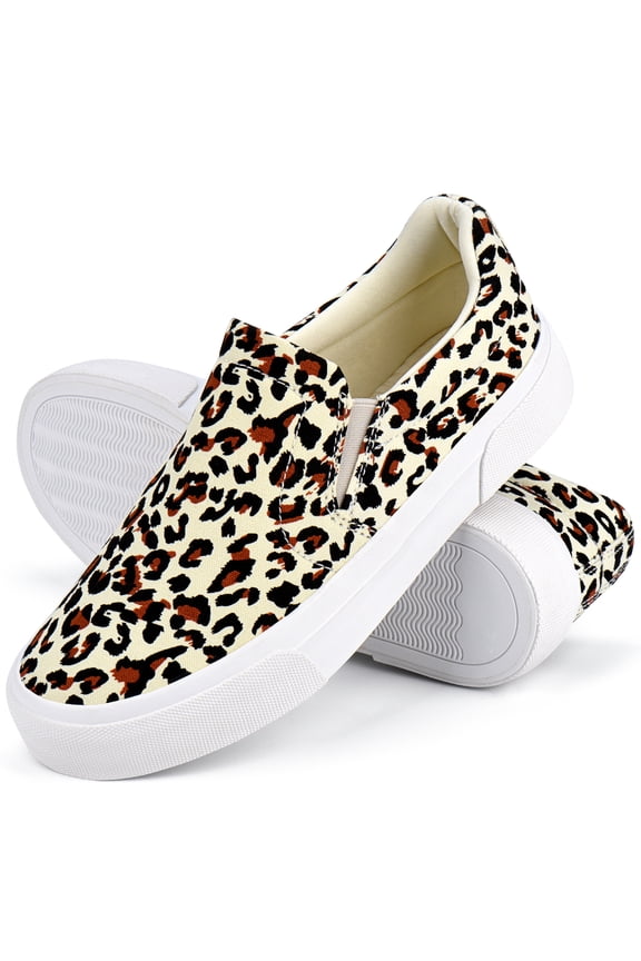 Women's Fashion Sneakers Classic Slip on Flat Shoes Comfortable Casual Walking Shoes Non-slip