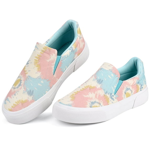 JENN ARDOR Women’s Fashion Sneakers Clearance Sales Shoes Slip on Canvas Shoes