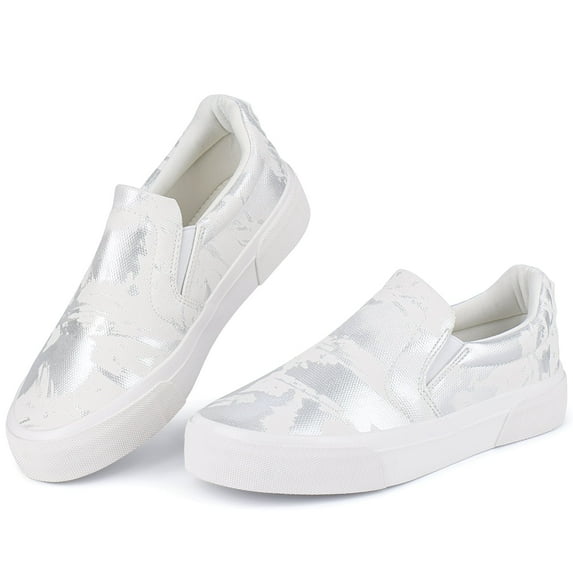 Women’s Fashion Sneakers Clearance Sales Shoes Slip on Canvas Shoes